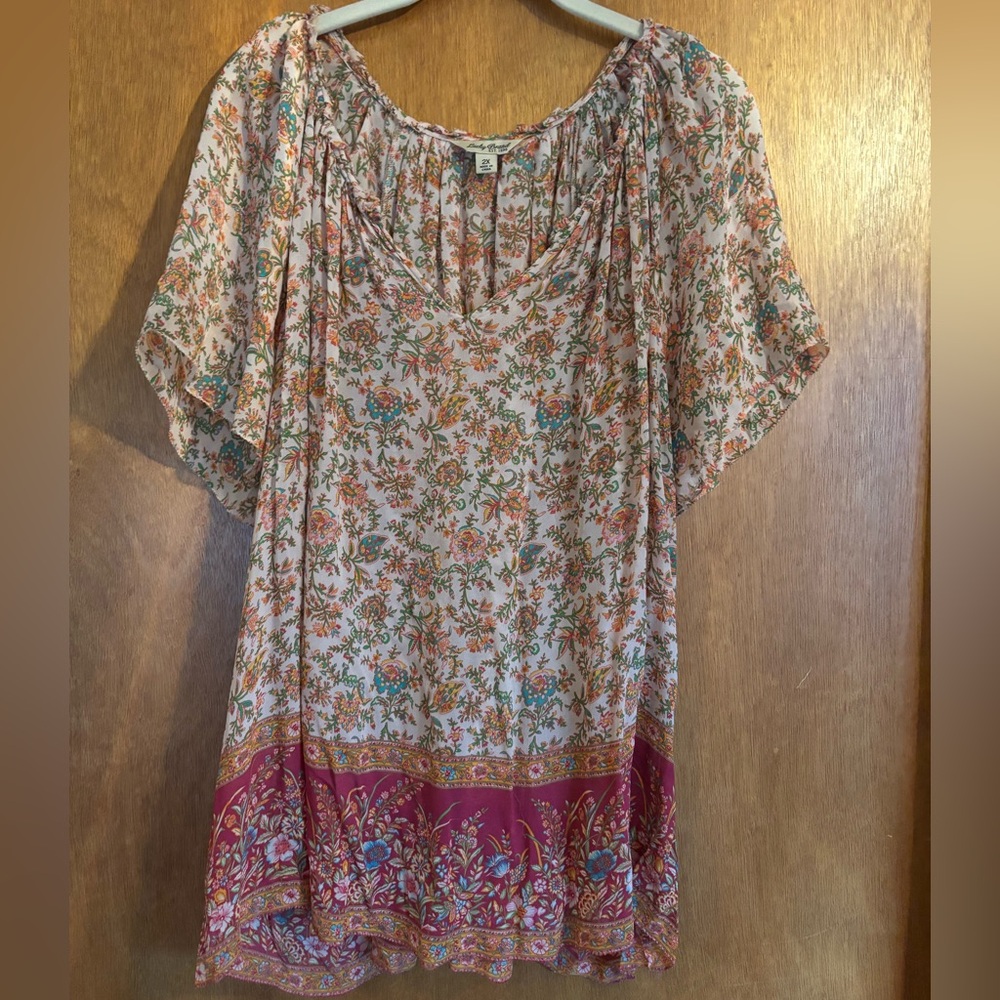 Lucky Brand Floral - 2x Blouse